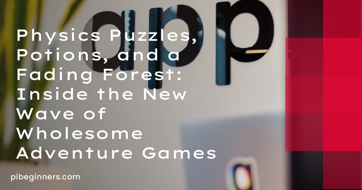 Physics Puzzles, Potions, and a Fading Forest: Inside the New Wave of Wholesome Adventure Games